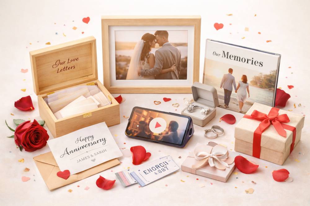 25 Adorable Cute Wedding Anniversary Gifts to Cherish Together | AnyMilestone